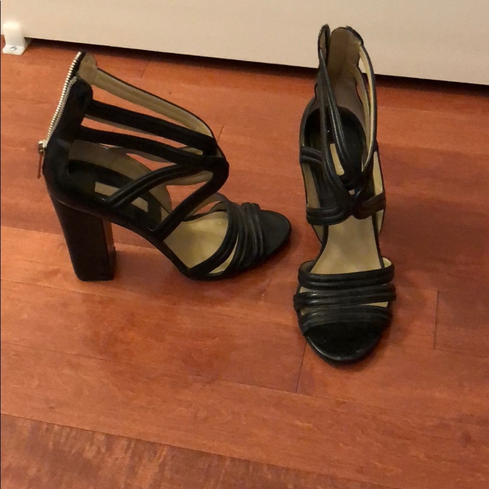 Michael Korda black sandal heels
